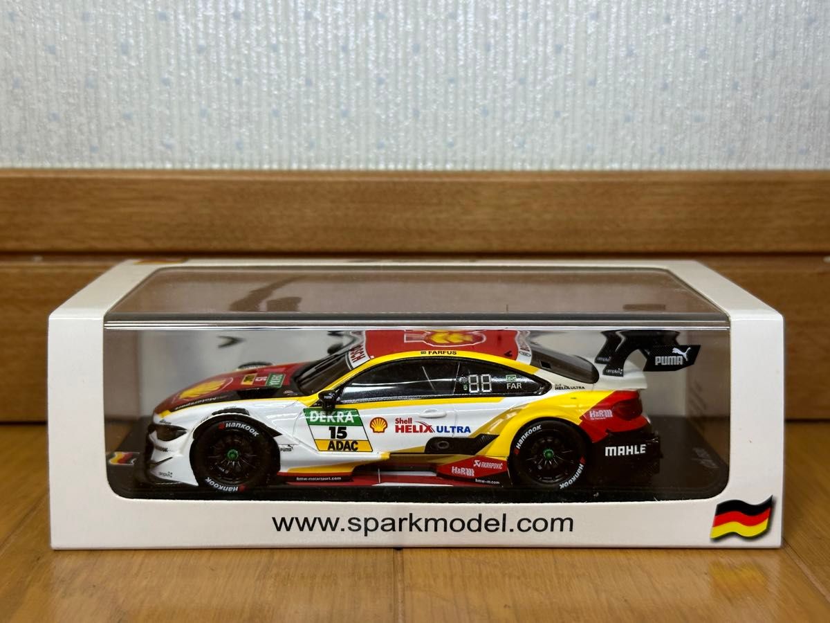 Spark スパーク 1/43 Shell BMW M4 DTM No.15 BMW 