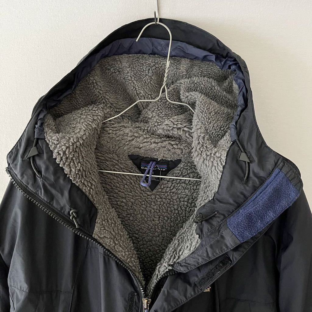 00s Patagonia 黒タグ INFURNO JACKET ブラック S ビンテージ 00年代 パタゴニア インファーノジャケット 黒 オリジナル ヴィンテージ_画像5