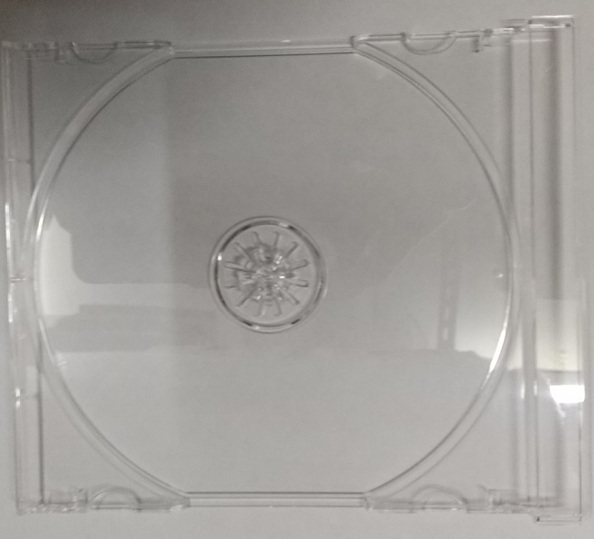 【中古】CD1枚用プラケースのトレイ まとめて450枚以上 透明 120サイズ1箱 f1【メール便不可】_画像1