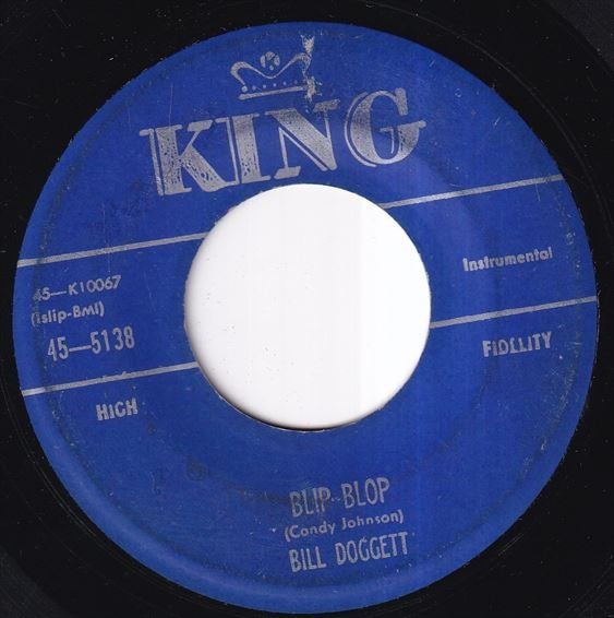 Bill Doggett - Blip Blop / Tanya (B) K312_7インチ大量入荷しました。