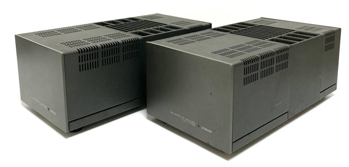 【現状品】TRIO トリオ L-07MⅡ モノラルパワーアンプ ペア ハイスピード DC パワーアンプ POWER AMPLIFIER L-07M2 ジャンク I240108_画像3