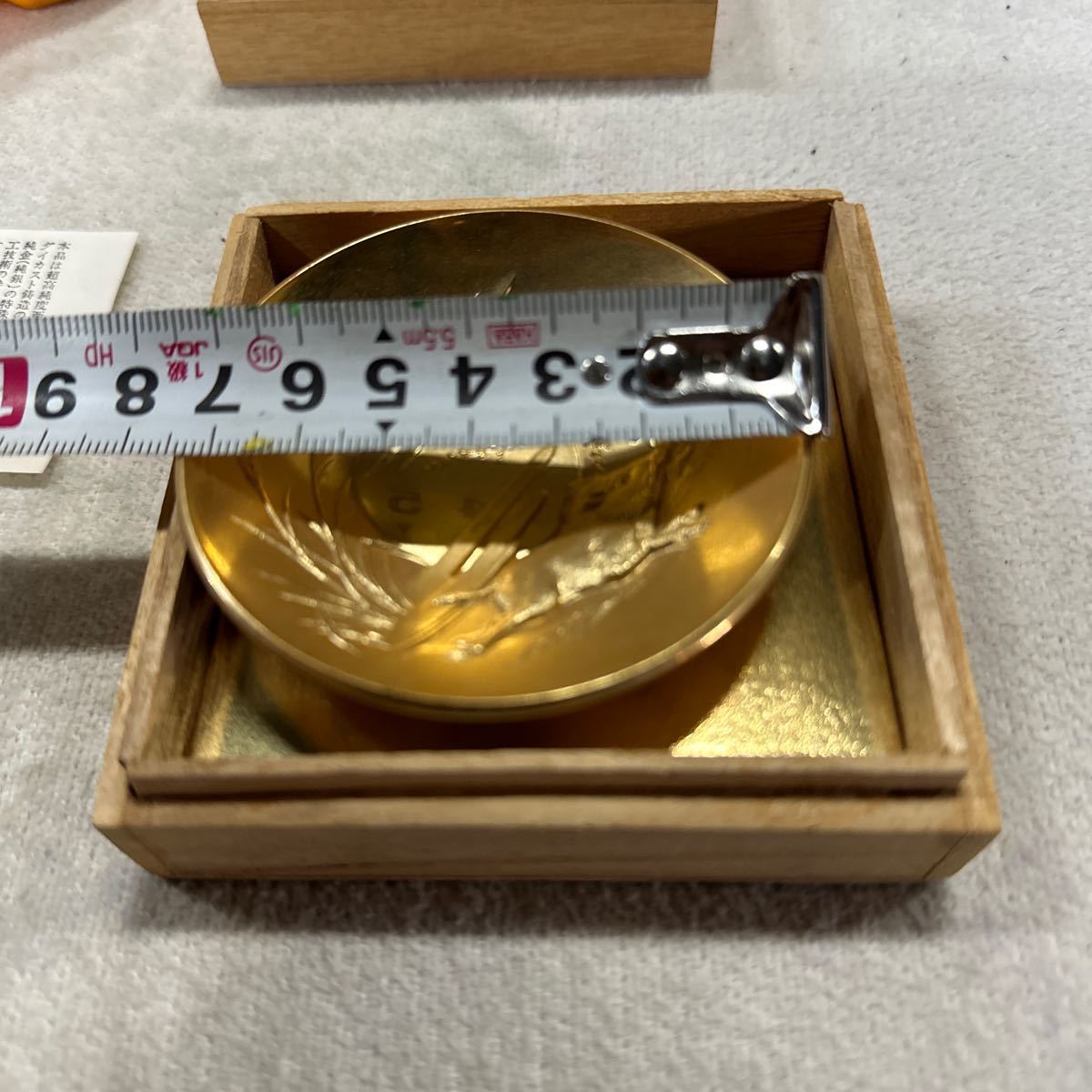 金杯 縁起物 イノシシ 金属工芸品 盃 金杯_画像4