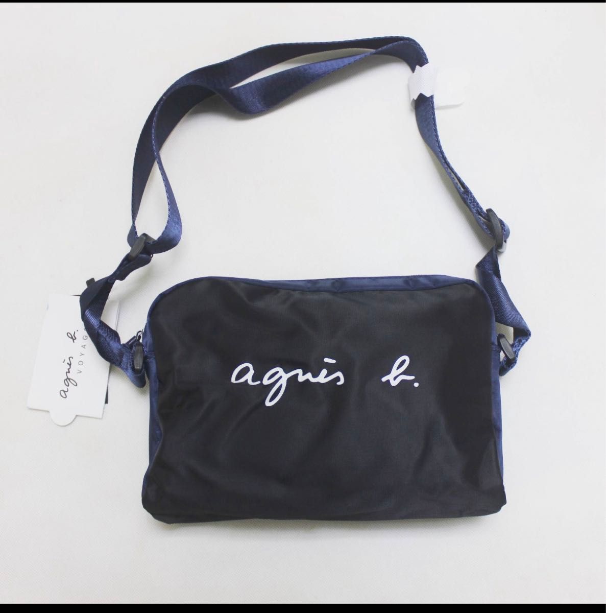 新品未使用】agnes b アニエスベー ボヤージュ ブラック×ネイビー