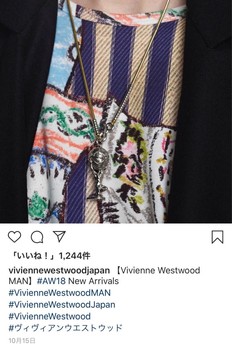 ヴィヴィアンウエストウッド2018aw ネックレス Viviennewestwood