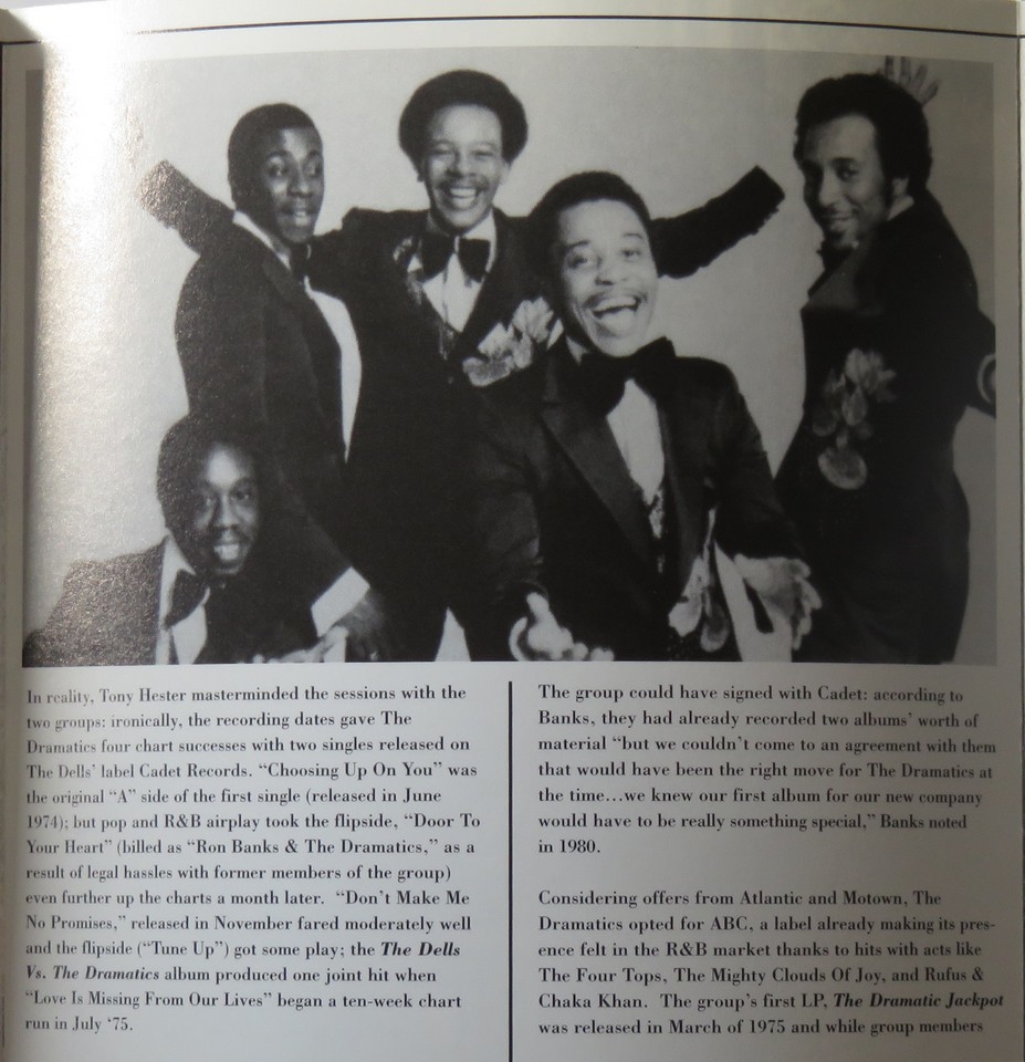 【概ね美品】The Dramatics ザ・ドラマティックス／The ABC Years 1974-1980 ABCレコード在籍時のベスト盤 1995年発売 輸入盤 希少品！_画像5