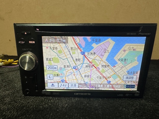 カロッツェリア メモリーナビ AVIC-MRZ088 楽ナビLite 地図データ2008年 ワンセグ ☆送料無料☆_画像5