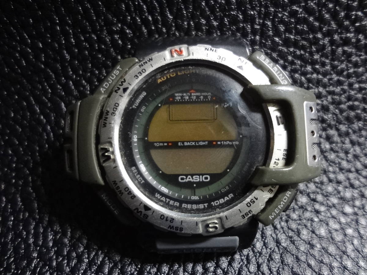 ^^ CASIO PRO TREK Casio Protrek digital wristwatch 1471 PRT-40 Junk 