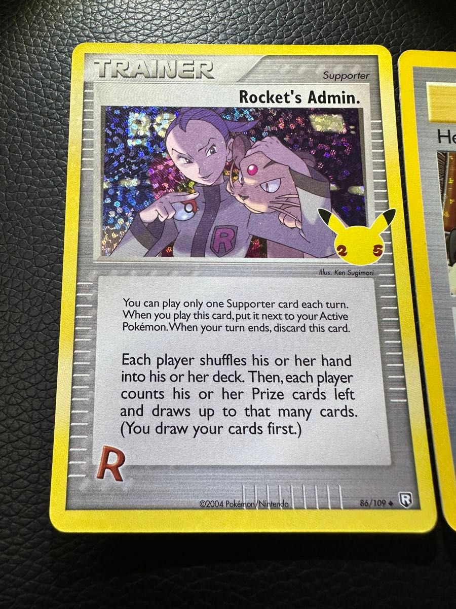 ロケット団 ムサシ R コジロウ ポケカ 25th ポケモンカード 英語 ロケット団 ムサシ R コジロウ ポケカ 25th ポケモンカード 英語