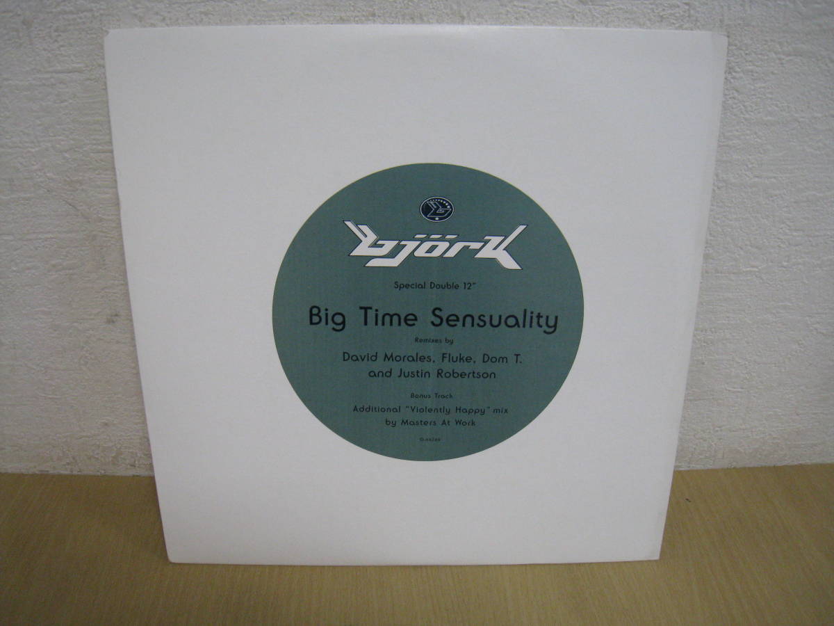 「6012/I7C」　LPレコード　ビョーク　Bjork Big Time Sensuality ２LPレコード　洋楽　_画像2