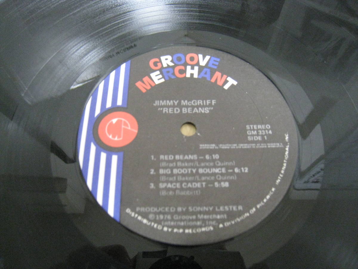 「6012/I7C」LPレコード　JAZZ FUNK　GROOVE MARCHANT　見開きジャケット　JIMMY MCGRIFF　RED BEANS　ジミー　マクグリフ_画像6