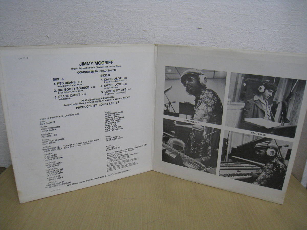 「6012/I7C」LPレコード　JAZZ FUNK　GROOVE MARCHANT　見開きジャケット　JIMMY MCGRIFF　RED BEANS　ジミー　マクグリフ_画像4