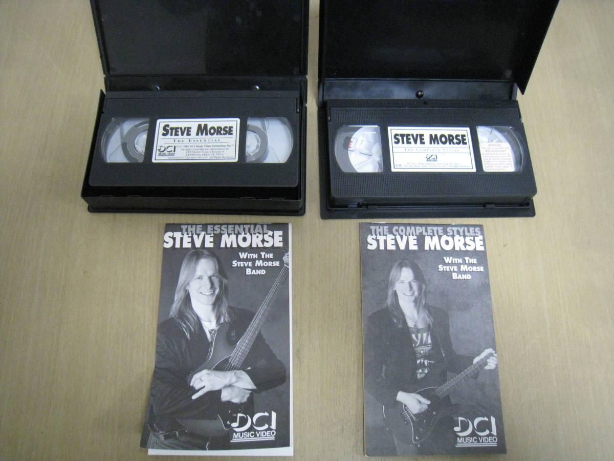 「601534/I2C」まとめて11本 教則VHSビデオテープ スティーヴ・モーズ STEVE MORSE ポール ギルバート フレッド ソコロウ ロック ギター 他_画像4