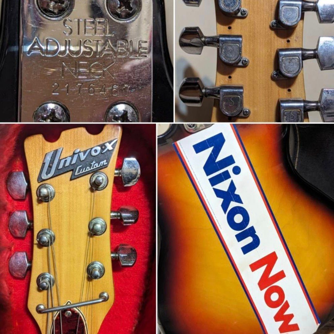 ①超激レア60年代オリジナル！カートコバーン使用パーフェクトカスタム UNIVOX custom hi-flyer phase 1