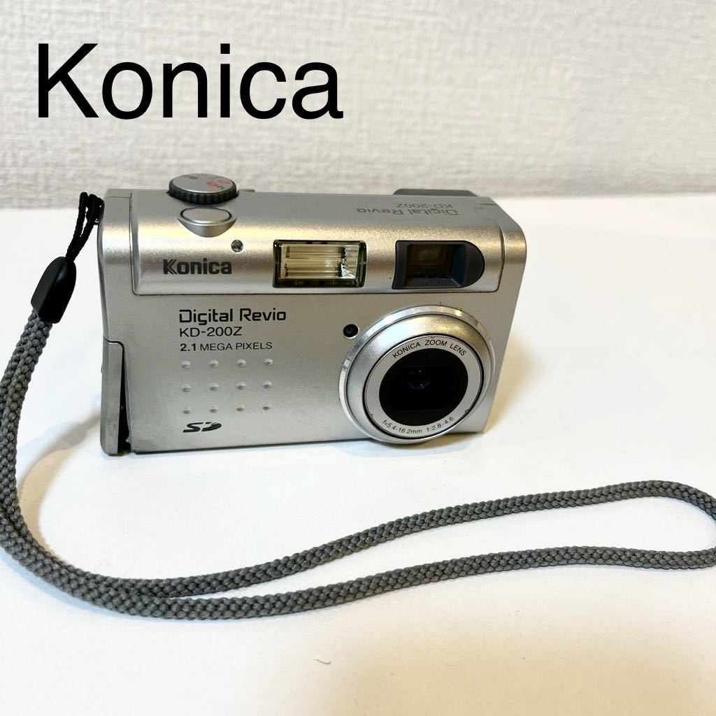 Konicaコニカミノルタ　デジタルカメラ Digital Revio KD-200Zシルバー【TAA-70】_画像1