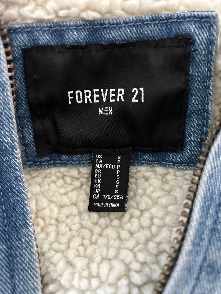 値下げFOREVER21デニムボアパーカー#アウタージャケット