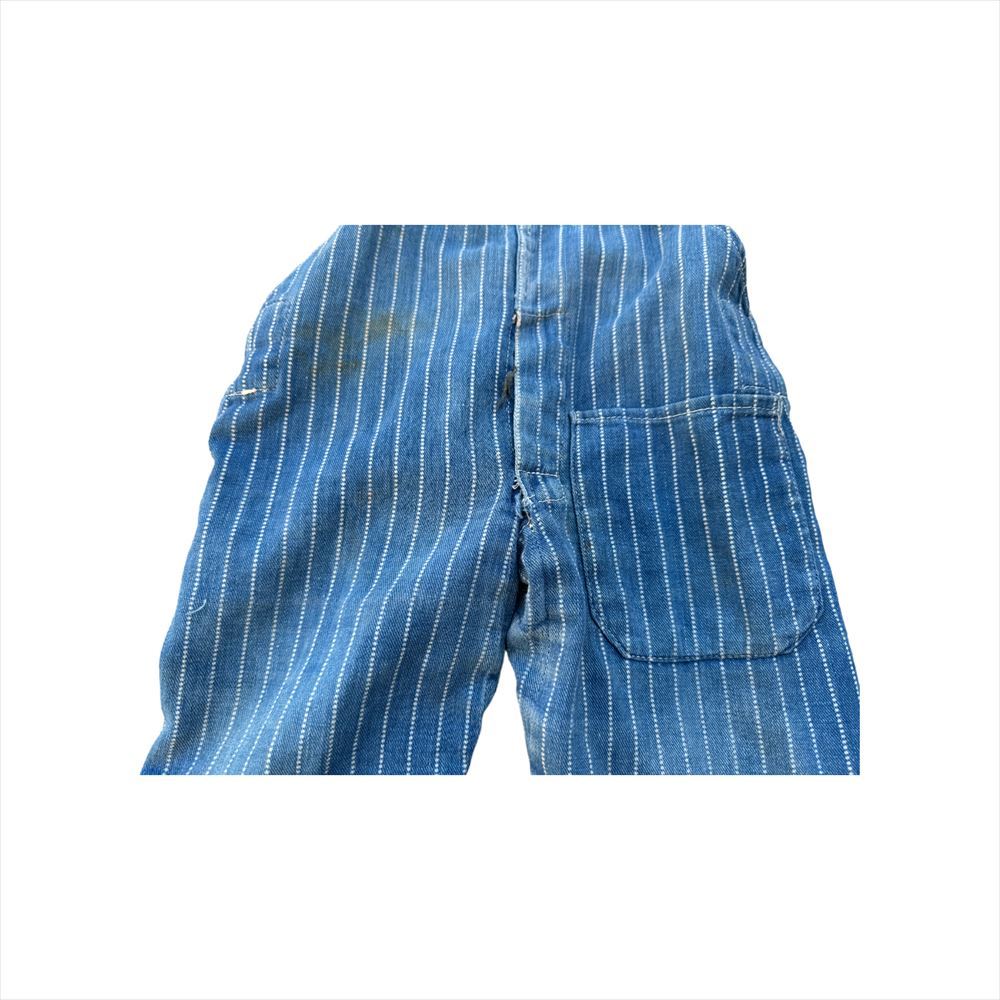 1920s Vintage WABASH-STRIPE OVERALLS/ウォバッシュ オーバーオール/ヴィンテージ/アンティーク/178904653_画像3