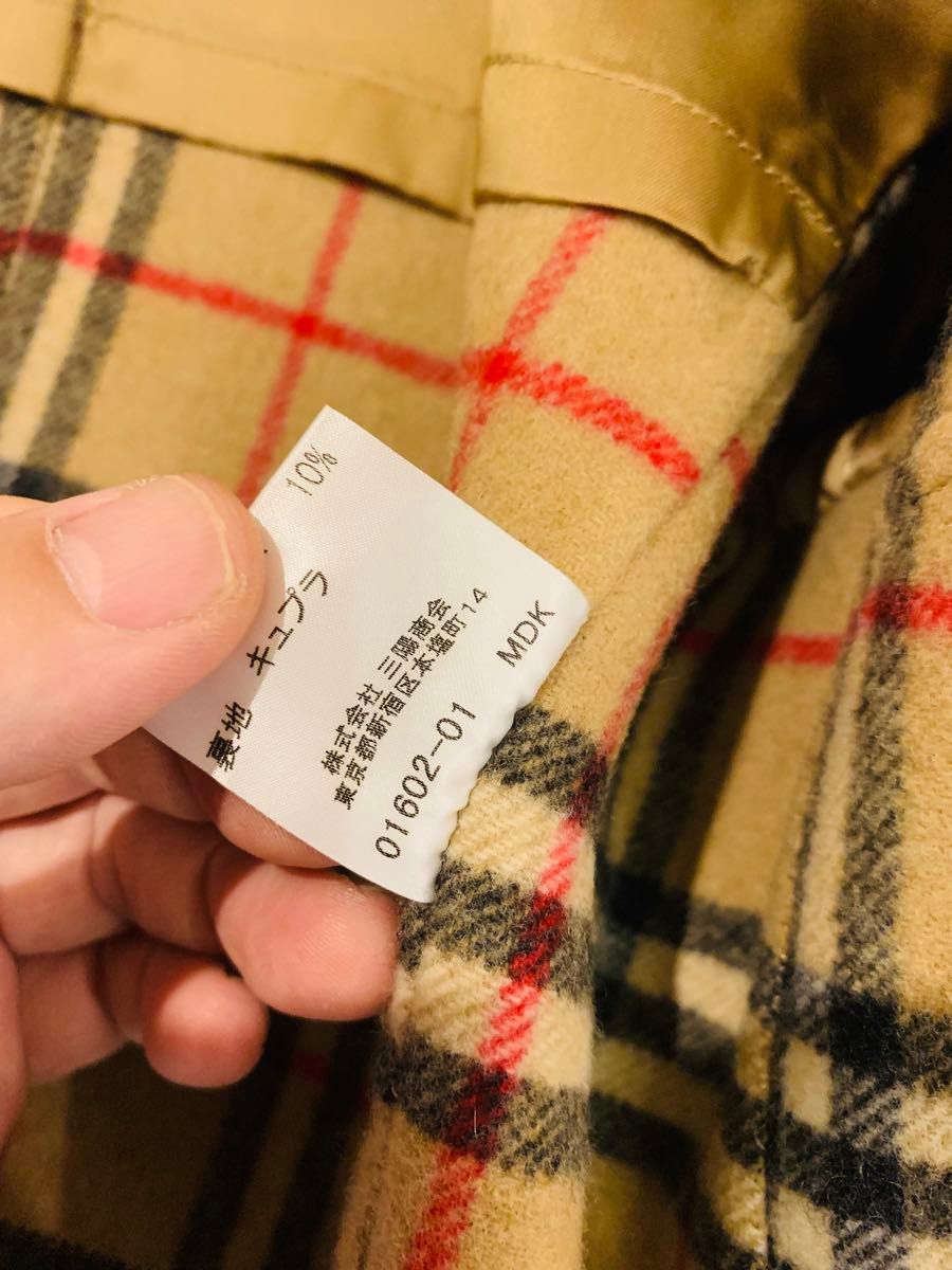 極美品】 BURBERRY バーバリー ノバチェック カシミヤ ウール 極美品】 BURBERRY バーバリー ノバチェック カシミヤ ウール