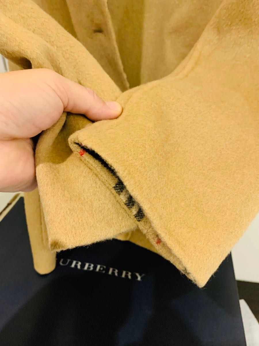 極美品】 BURBERRY バーバリー ノバチェック カシミヤ ウール 極美品】 BURBERRY バーバリー ノバチェック カシミヤ ウール