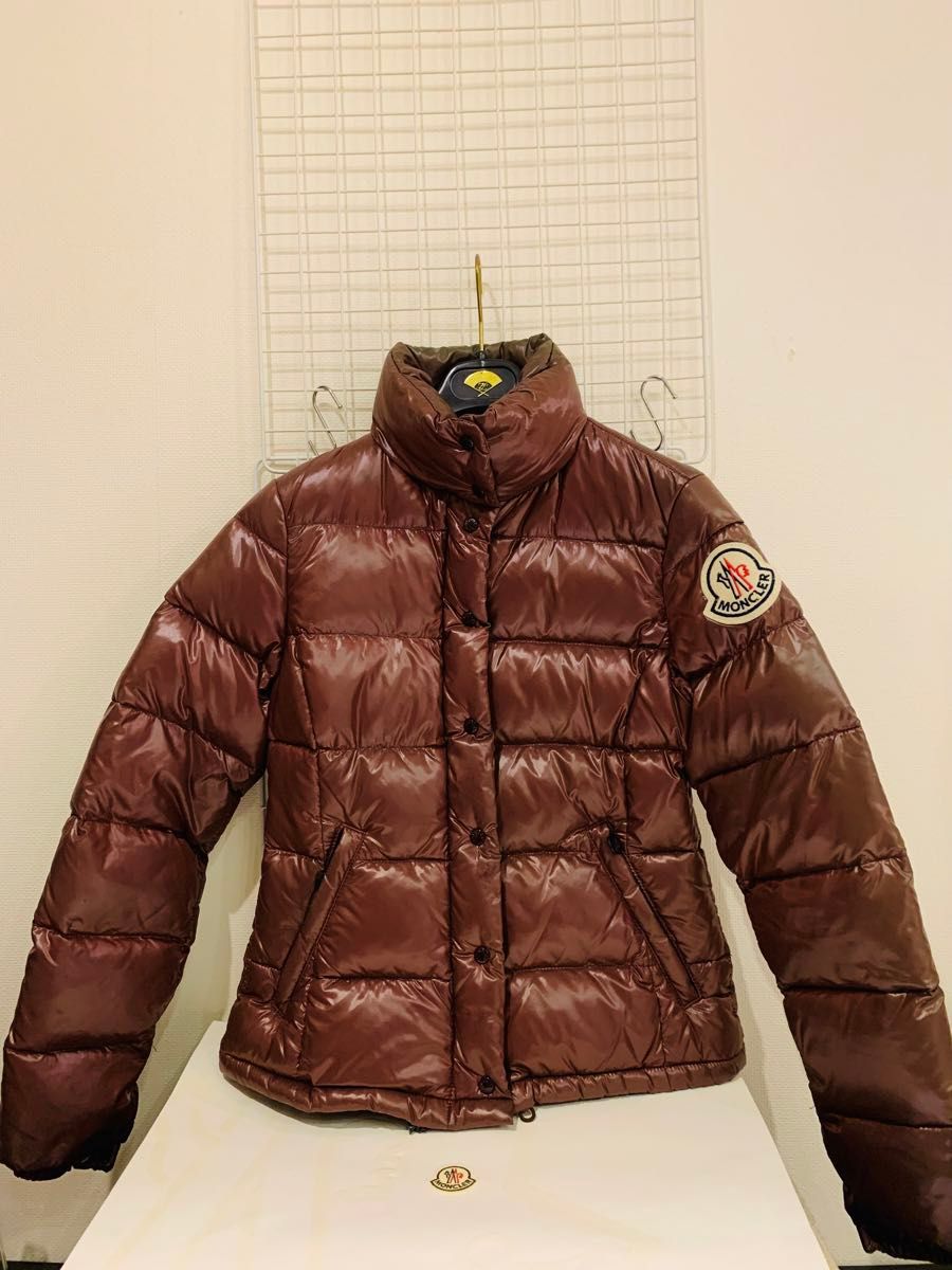 【冬物値下げ】 MONCLER モンクレール ダウンジャケット　ブラウン　レディースS サイズ　