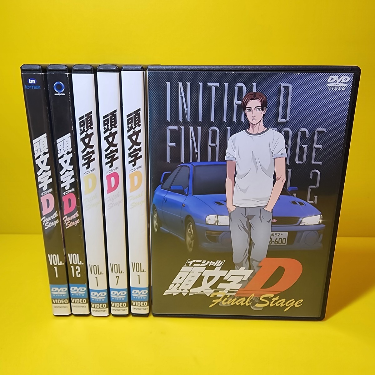 新品ケース　交換済み頭文字D Fourth + Fifth（5th）+ final DVD 21本巻セット