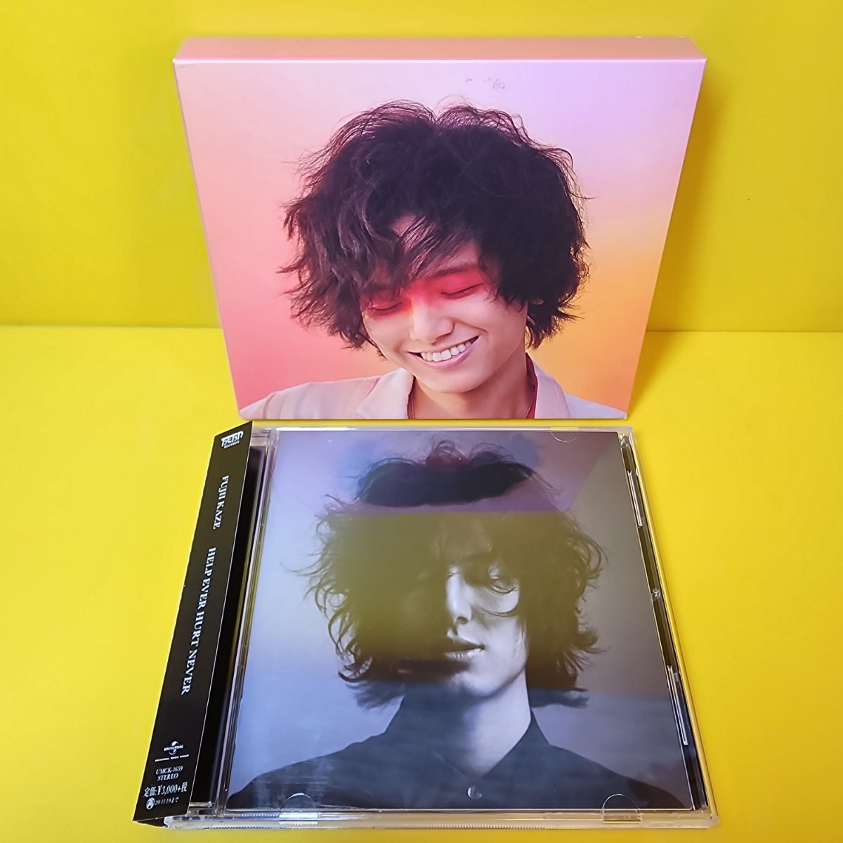 新品ケース交換済み「LOVE ALL SERVE ALL」藤井風　初回限定盤2CD（2枚組)「HELP EVER HURT NEVER」藤井風_画像1