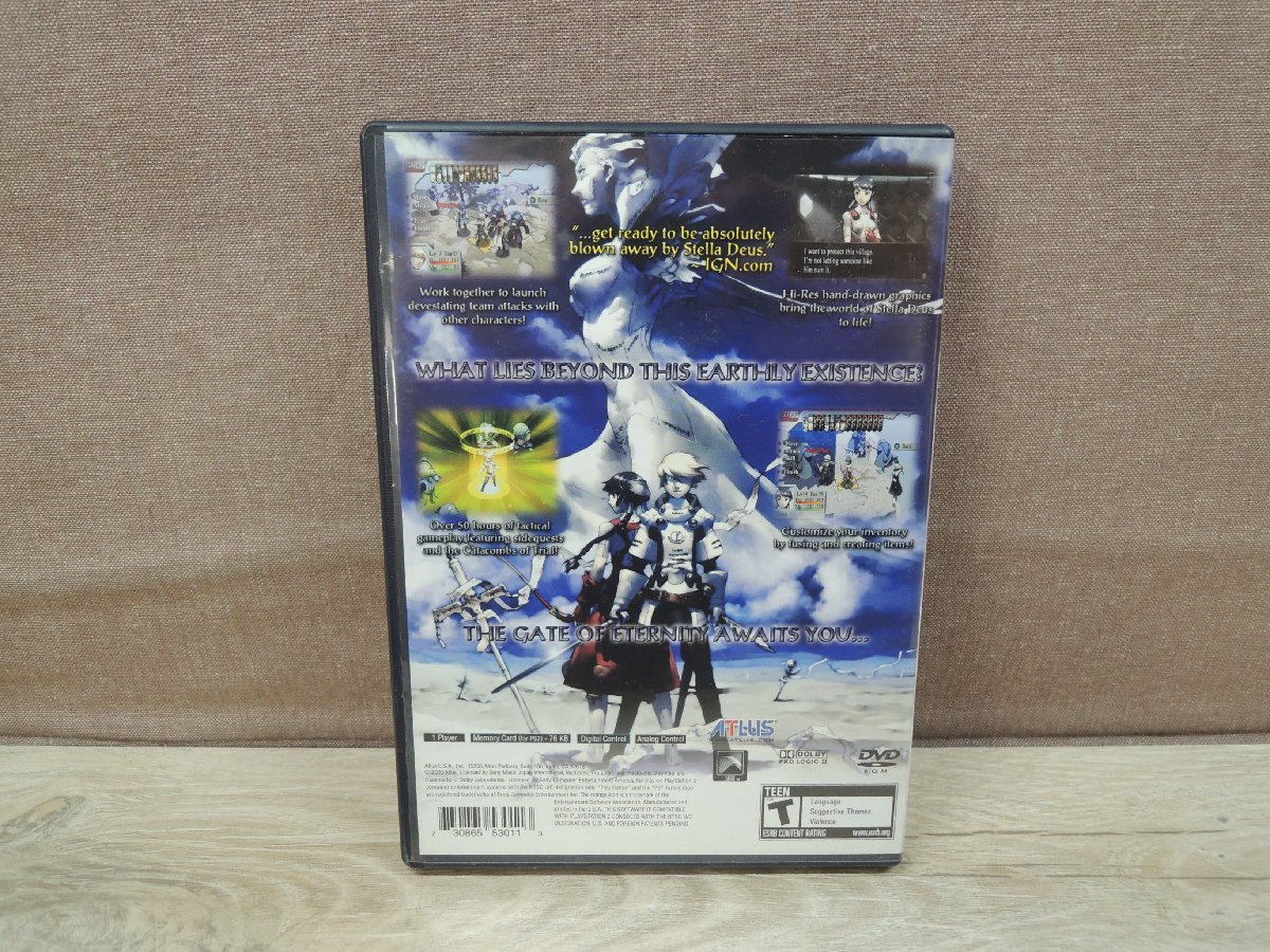 【中古】PS2ソフト STELLA DEUS The Gate of Eternity 北米版_画像2