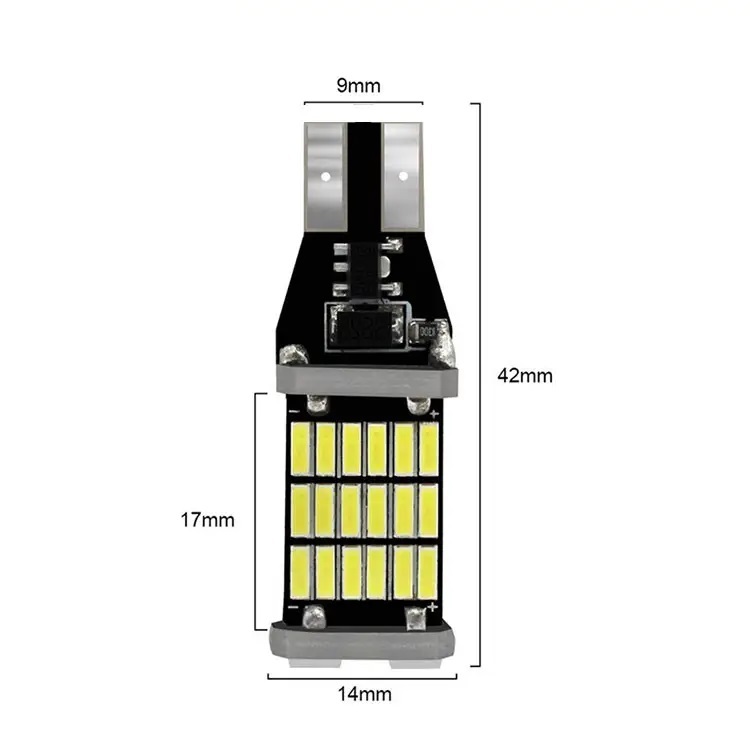 HM1/2 バモス ルームランプ バックランプ 6個セット T10 LED ホワイト ホンダ 車検対応_画像7