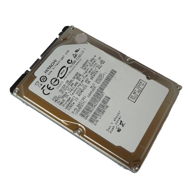 ★新品★送料無料！HDD 80GB SATA Hitachi 5K320-80 5400RPM 8MB キャッシュ 2.5インチ HTS543280L9A300 日立 ハードディスク _画像1