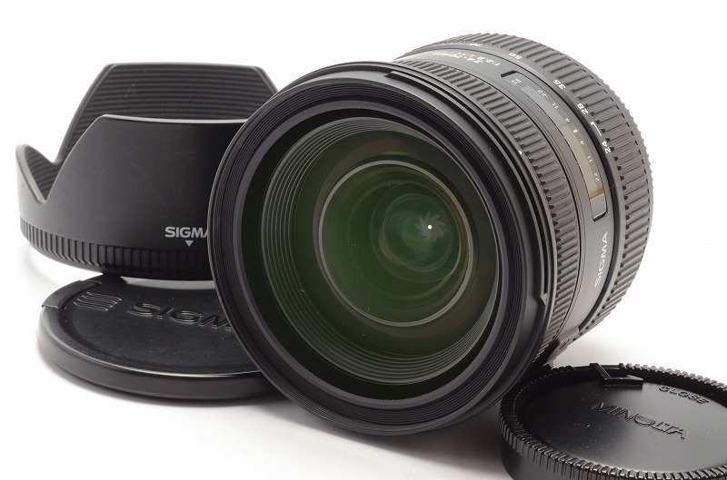 外観美品 Sigma シグマ EX 24-70mm F2.8 DG HSM ズームレンズ Minolta ミノルタ Sony ソニー αマウント用_画像2