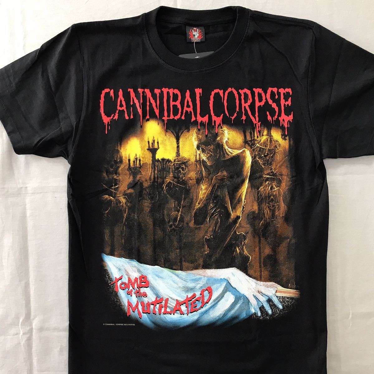 バンドTシャツ カンニバルコープス(CANNIBAL CORPSE)w1新品Lの画像1