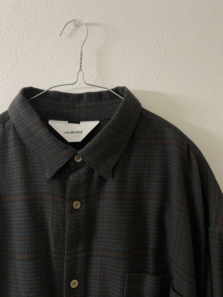 wonderland Muddy check shirts／チェックシャツ Size 1の画像3