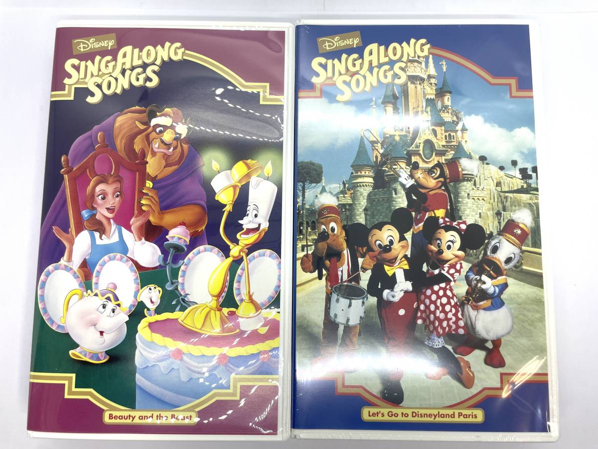 【未使用保管品】Disney ディズニー English Song Club イングリッシュ ソング クラブ 全10巻セット VHS_画像2