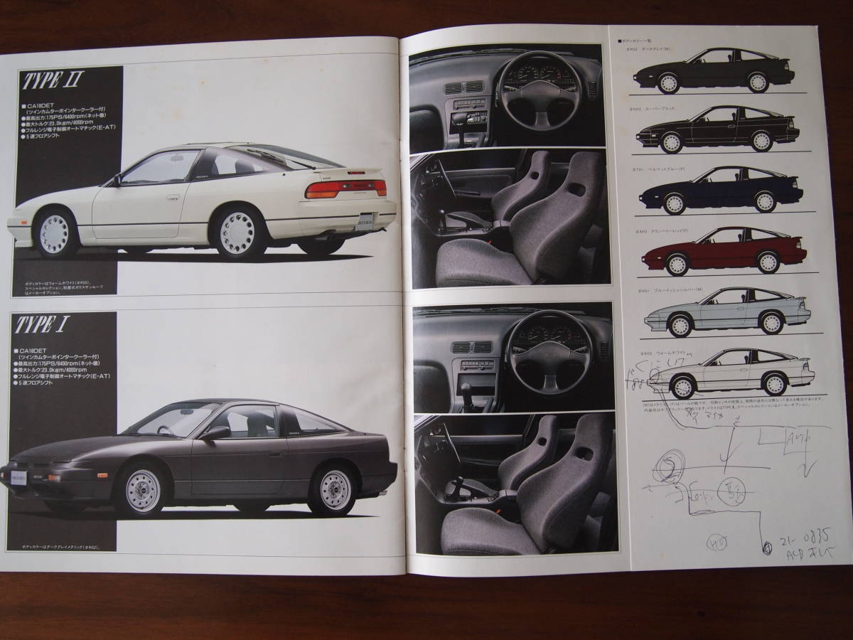 日産 180SX 発売前 カタログ 1989年 NISSAN_画像4