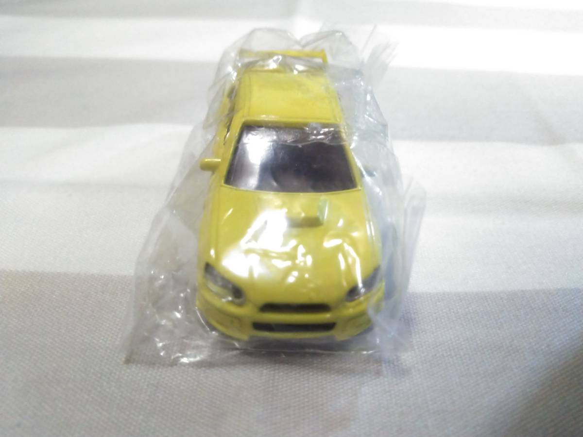 <新品> エポック社 カプセルエムテック シリーズ11 スバル インプレッサ WRX(GDB涙目) イエロー 1/72サイズ