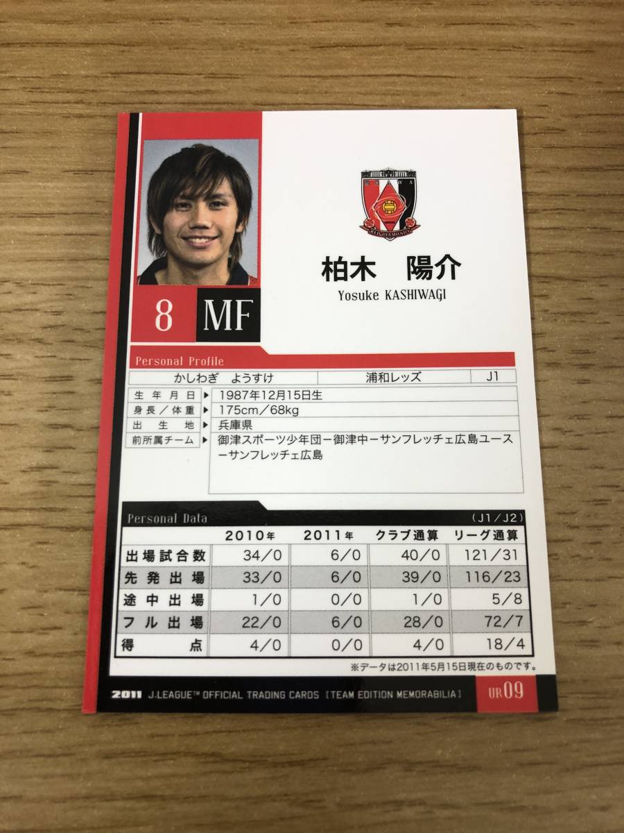 2010-2014年 浦和レッズ オフィシャルトレーディングカード36枚+柏木陽介直筆サイン1枚+シール3枚 田中達也/鈴木啓太/山田暢久/原口元気 A1_画像9