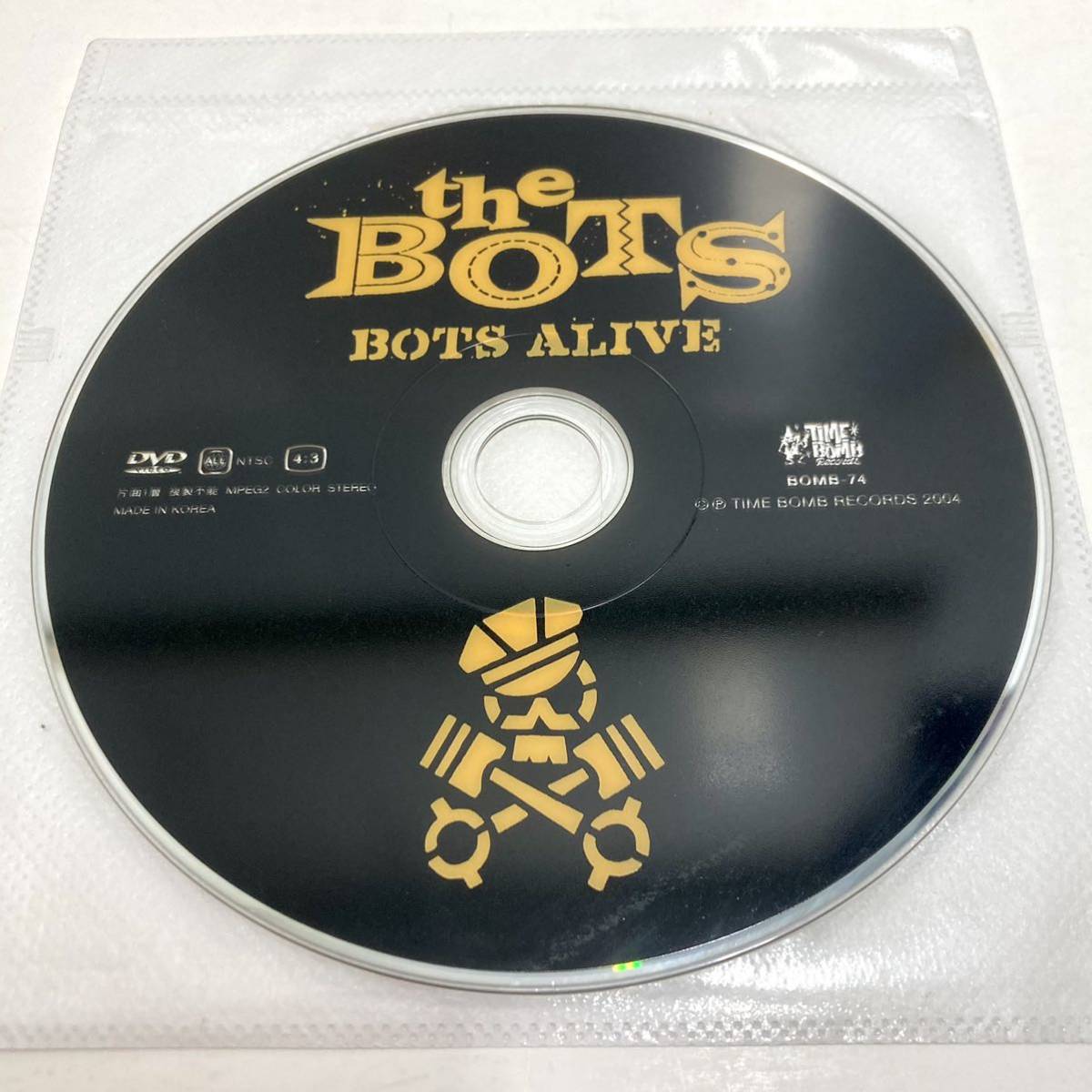 【非売品 店頭見本品】 Bots Alive / The Bots バッツ 【DVD】ネオロカビリー rockabilly punkabilly ブラックキャッツ クリームソーダ_画像3