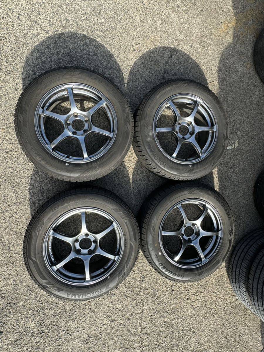 ADVAN Racing 17×7.5J＋48 PCD114.3 5穴 4本set_画像1