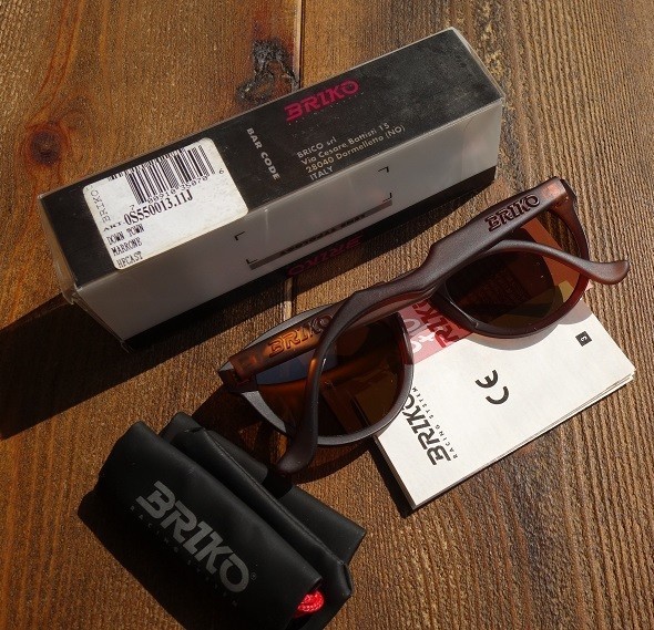 MN-0402-007 hard-to-find Briko BRIKO sunglasses glasses Boston Wayfarer 90S dead stock Vintage new goods MA unused 