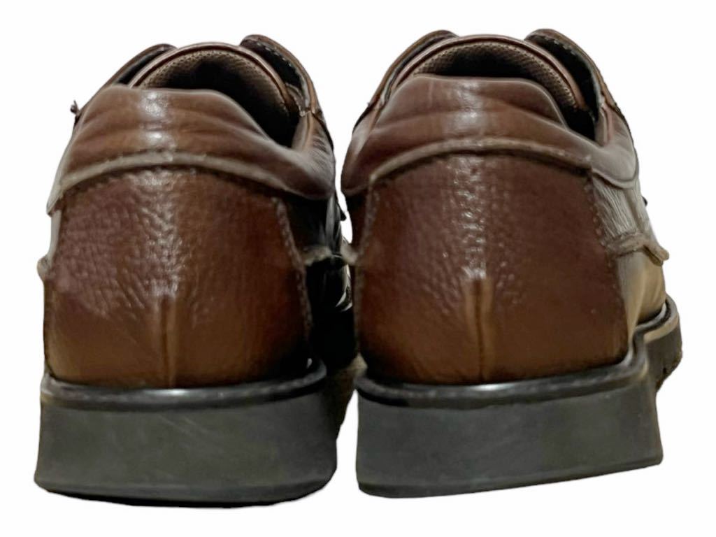 【良品】Pedaraペダラ 24 ゴアテックス ビジネスシューズ プレーントゥ 茶色/ブラウン レザー シューズ 本革 紳士靴 革靴の画像6