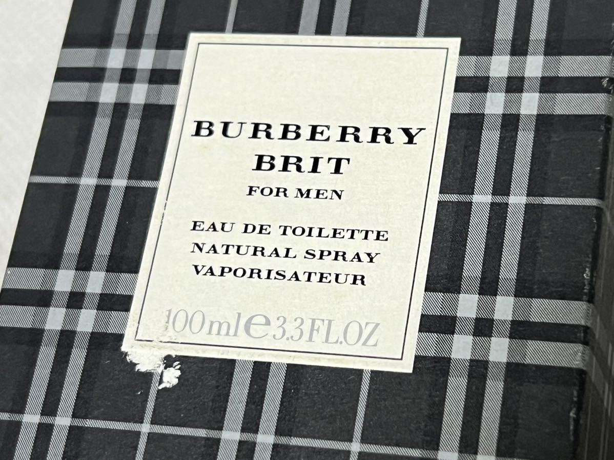 Burberry 香水 ほぼ満タン　バーバリー ブリット フォーメン EDT 100ML_画像5