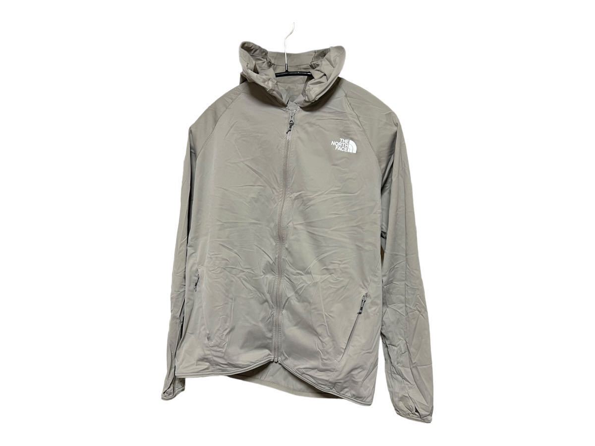 【送料無料/美品】ザノースフェイス サンシェイドフルジップフーディ（レディースM） Sunshade Full Zip Hoodie　ミネラルグレー_画像1