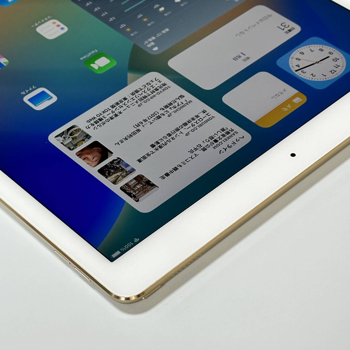 Apple iPad Pro (12.9インチ) ゴールド 32GB ML0H2J/A Wi-Fiモデル iOS16.7.4 アクティベーションロック解除済_画像6