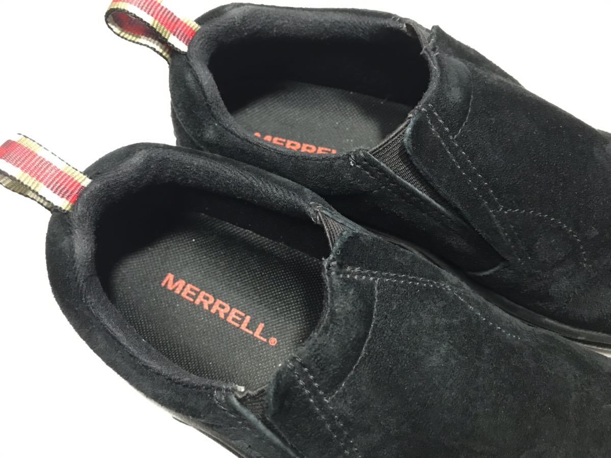 美品!! 定番!! MERRELL メレル JUNGLE MOC MIDNIGHT ブラック 黒 ジャングル モック womens us 8.0 / 25.0cm スリッポン_画像8