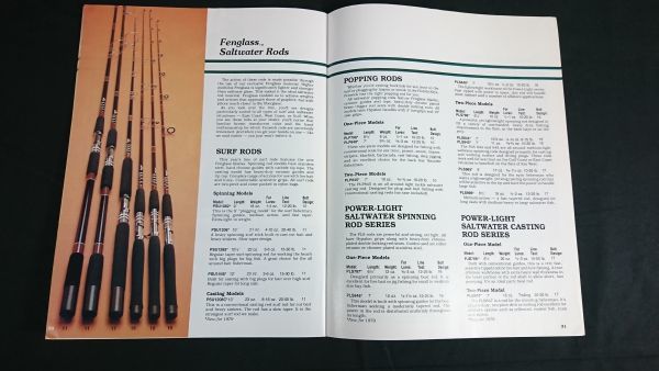 【昭和レトロ 洋書】『fenwick(フェンウィック) Handmade Fishing Rods Woodstreeam カタログ 1979年』/ロッド/ライン/ルアー 掲載_画像10
