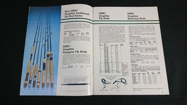 【昭和レトロ 洋書】『fenwick(フェンウィック) Handmade Fishing Rods Woodstreeam カタログ 1979年』/ロッド/ライン/ルアー 掲載_画像2