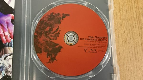 【見本盤 美品 Blu-ray(ブルーレイ)】the GazettE(ガゼット)『THE NAMELESS LIBERTY AT 10.12.26 TOKYO DOME』の画像3