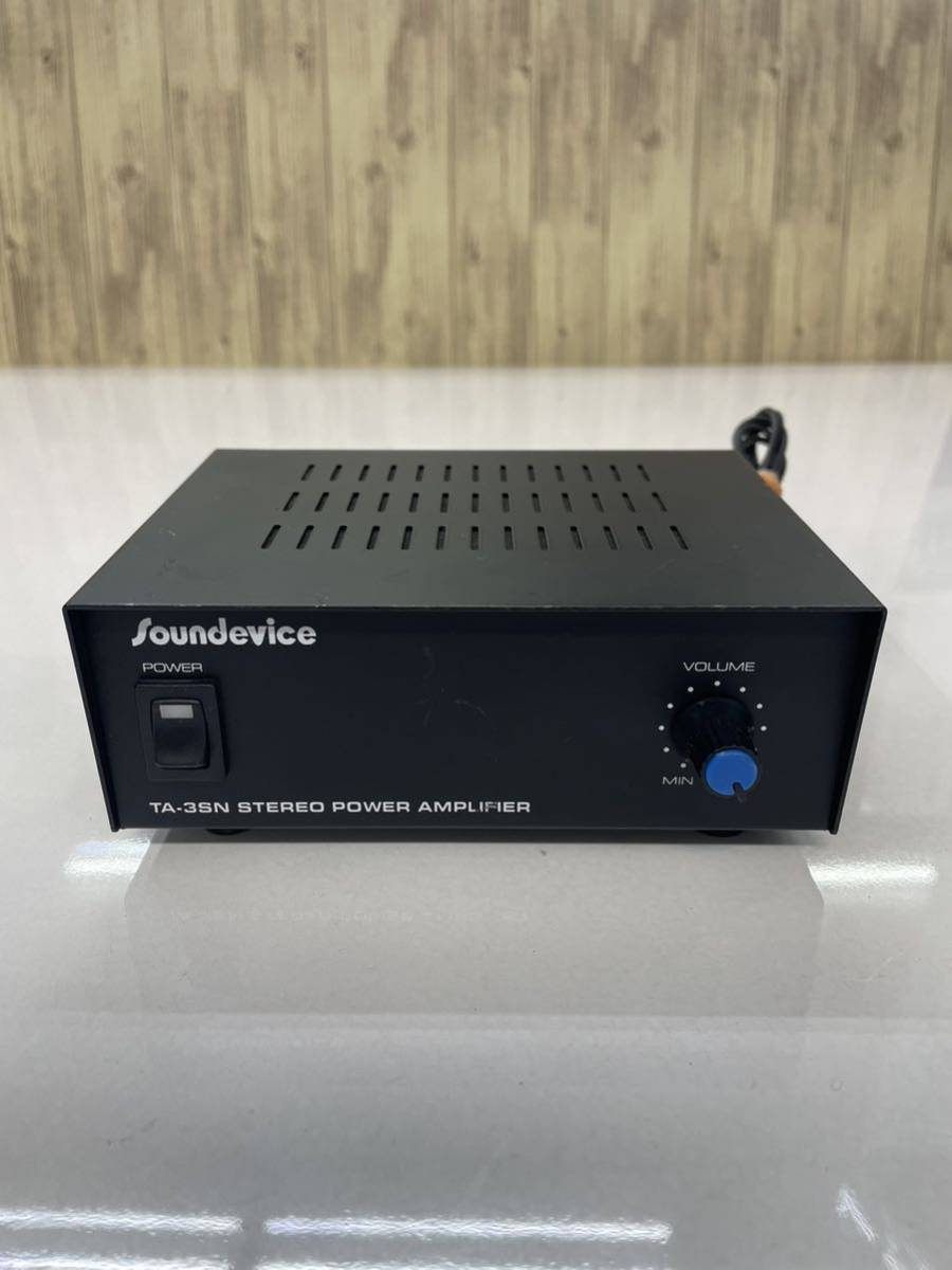 [ б/у ]TA-3SN SOUNDEVICE стерео усилитель мощности электризация проверка только звук оборудование 