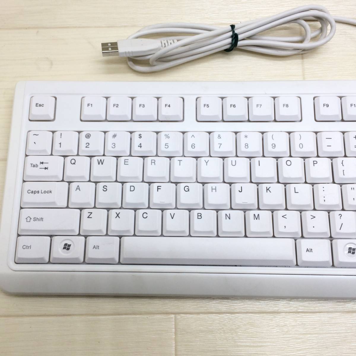 ☆動作確認 マウス キーボード セット ELECOM M-M2P2RBK PS/2 Owltech OWL-KB104SFD USB 英語 PC パソコン 周辺機器 現状品 ☆C80673の画像6