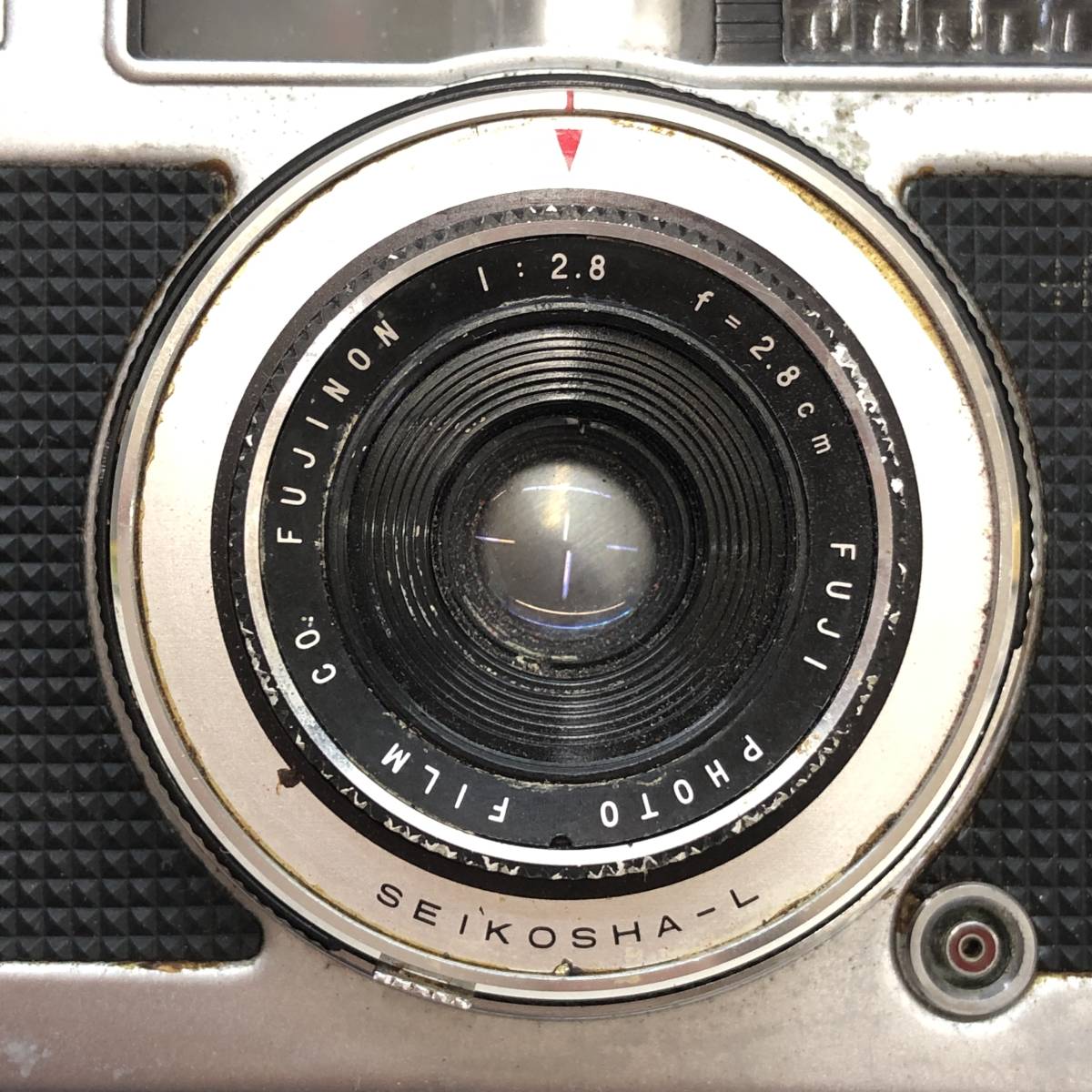 ♪フジカ FUJICA Half フィルムカメラ コンパクトカメラ レンズ:FUJINON 1:2.8 f＝2.8㎝ 空シャッター確認済み ジャンク品♪R22456_画像3