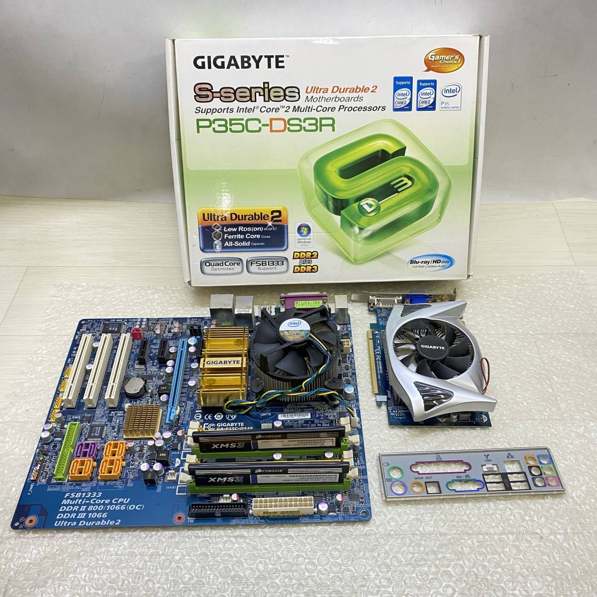 ^ GIGABYTE S-series P35C-DS3R FSB1333 motherboard personal computer peripherals operation not yet verification junk part removing ^ G12547